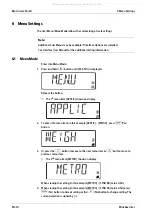 Preview for 32 page of Minebea Intec Bench scale Puro 150 Operating Instructions Manual