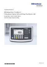 Minebea Intec CAIS3 Operating Instructions Manual preview