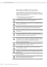 Preview for 4 page of Minebea Intec CAW3P Operating Instructions Manual