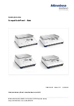 Preview for 1 page of Minebea Intec Compact Scale Puro Advanced EF-P1 Operating Instructions Manual