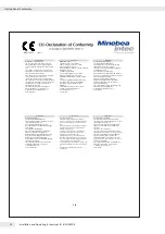 Preview for 22 page of Minebea Intec IS16EDE-H Installation And Operating Instructions Manual