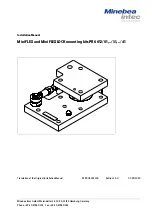 Minebea Intec Mini FLEX Installation Manual preview