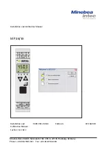 Minebea Intec MP 26/10 Installation And Calibration Manual preview