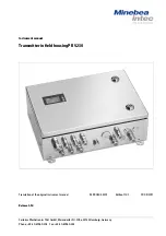 Preview for 2 page of Minebea Intec PR 5230 Instrument Manual