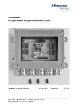 Minebea Intec PR 6024/68S Installation Manual preview