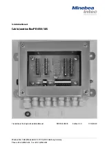 Preview for 1 page of Minebea Intec PR 6130/38S Installation Manual