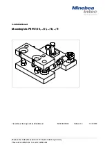 Minebea Intec PR 95T/00S Installation Manual preview