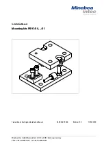 Minebea Intec PR 97/00 Series Installation Manual preview