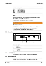 Preview for 9 page of Minebea Intec Puro EF-4PLLP-1500 Operating Instructions Manual