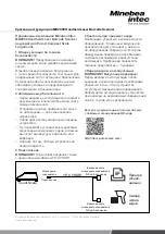 Preview for 10 page of Minebea Intec Puro Scanner MD2000 Safety Instructions