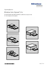 Minebea Intec Signum 3 Ex Operating Manual preview