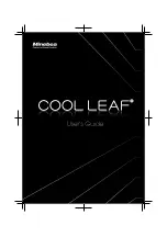 Minebea Cool Leaf Use Manual preview