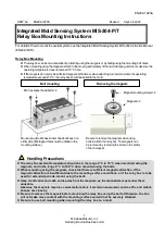 Minebea MIS-304-P Mounting Instruction preview