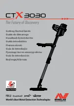 Minelab CTX3030 Getting Started Manual preview