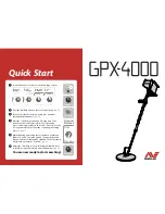 Minelab GPX-4000 Quick Start Manual предпросмотр