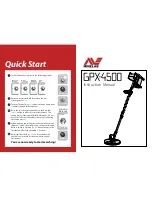 Minelab GPX-4500 Instruction Manual preview