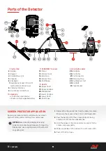 Предварительный просмотр 9 страницы Minelab Manticore Instruction Manual