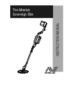 Preview for 1 page of Minelab Sovereign Elite Instructoin Manual