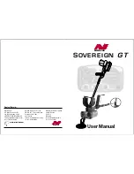 Minelab Sovereign GT User Manual preview