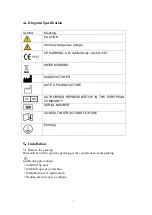 Предварительный просмотр 5 страницы MingTai SUN12 Operation Manual