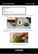 Предварительный просмотр 5 страницы Mini?Cam PCB-001-388 Technical Support Document