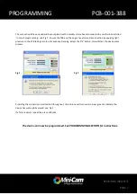 Предварительный просмотр 9 страницы Mini?Cam PCB-001-388 Technical Support Document
