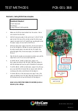 Предварительный просмотр 14 страницы Mini?Cam PCB-001-388 Technical Support Document