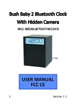 Mini Gadgets BB2BLUETOOTHCLOCK User Manual preview