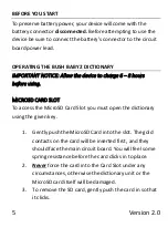 Preview for 5 page of Mini Gadgets BB2Dictionary User Manual