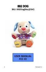 Mini Gadgets BB2Dog Boy User Manual preview