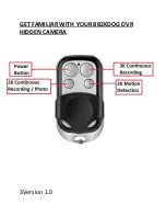 Предварительный просмотр 3 страницы Mini Gadgets BB2KDOG User Manual