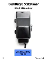 Mini Gadgets BB3Staketimer User Manual preview