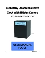 Preview for 1 page of Mini Gadgets BBSBLUETOOTHCLOCK User Manual