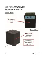 Preview for 3 page of Mini Gadgets BBSBLUETOOTHCLOCK User Manual