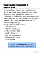 Preview for 2 page of Mini Gadgets BBSBottle User Manual