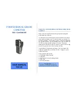 Mini Gadgets CamStick100 User Manual предпросмотр