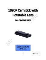 Mini Gadgets CAMSTICK1080P User Manual preview