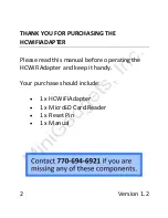 Preview for 2 page of Mini Gadgets HCWiFiAdapter User Manual