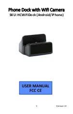 Mini Gadgets HCWifiDock User Manual предпросмотр