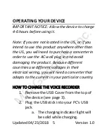 Preview for 6 page of Mini Gadgets MQ350 User Manual