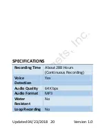 Preview for 21 page of Mini Gadgets MQ350 User Manual