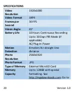 Preview for 20 page of Mini Gadgets OmniPlant User Manual