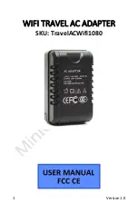 Preview for 1 page of Mini Gadgets TravelACWifi1080 User Manual