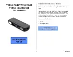 Preview for 1 page of Mini Gadgets VAUSB8GB User Manual