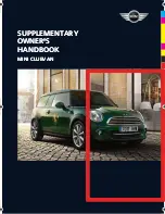 Preview for 1 page of Mini CLUBVAN Supplemental Owner'S Manual