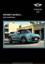 Mini Convertible Cooper Owner'S Manual preview