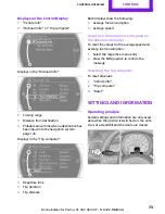 Предварительный просмотр 74 страницы Mini COOPER S Owner'S Manual