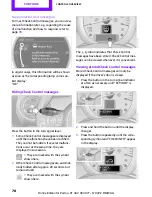 Предварительный просмотр 79 страницы Mini COOPER S Owner'S Manual