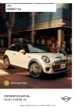 Mini COOPER SE Owner'S Manual preview