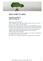 Preview for 3 page of Mini COOPER SE Owner'S Manual